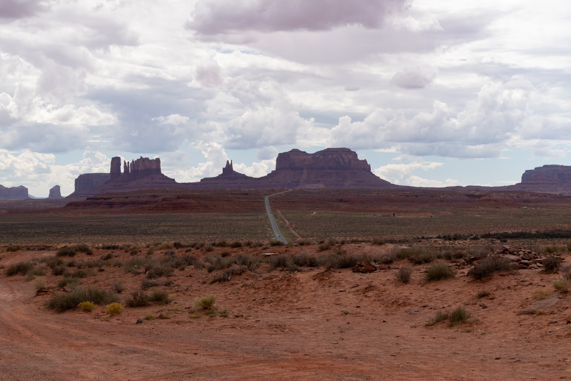 Monument Valley formation detail, digital color