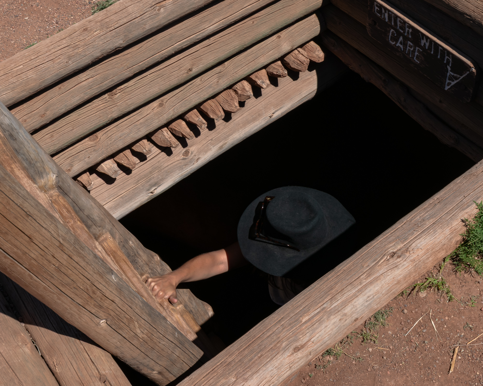 Taos Pueblo interior — digital photograph, 2022