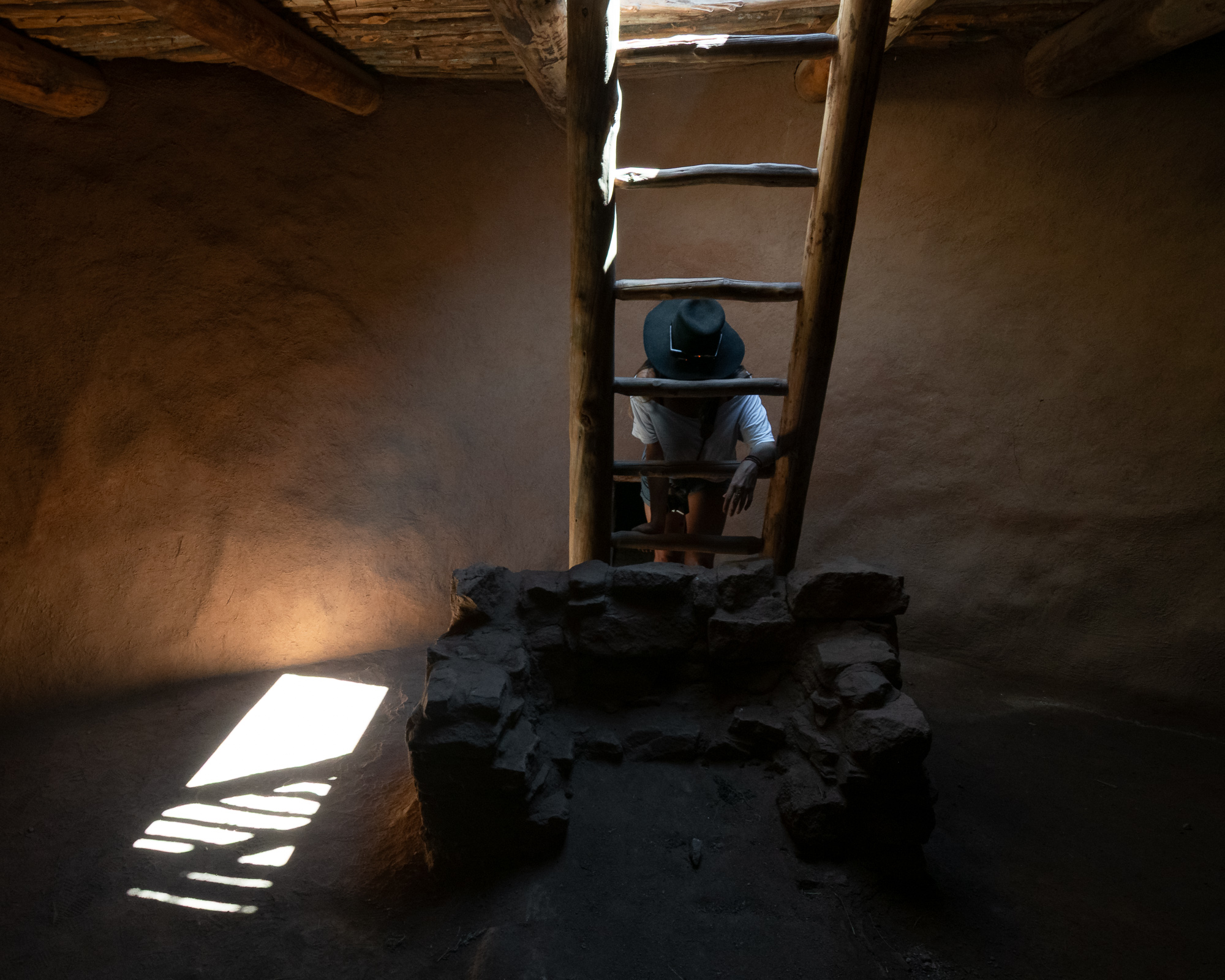 Taos Pueblo interior — digital photograph, 2022