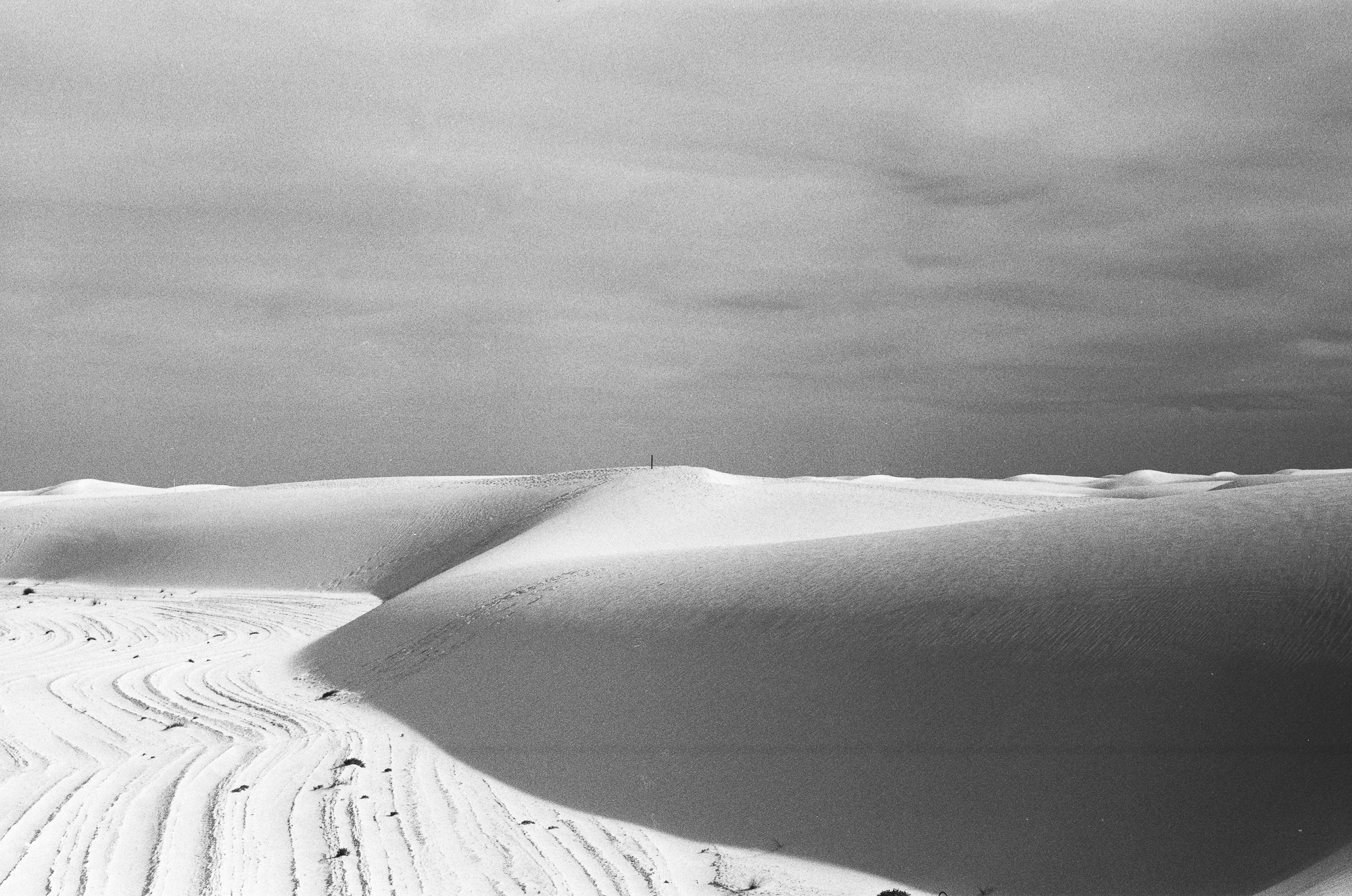 White Sands dune ridge on 35mm film