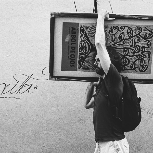Close-up street portrait, Mexico City