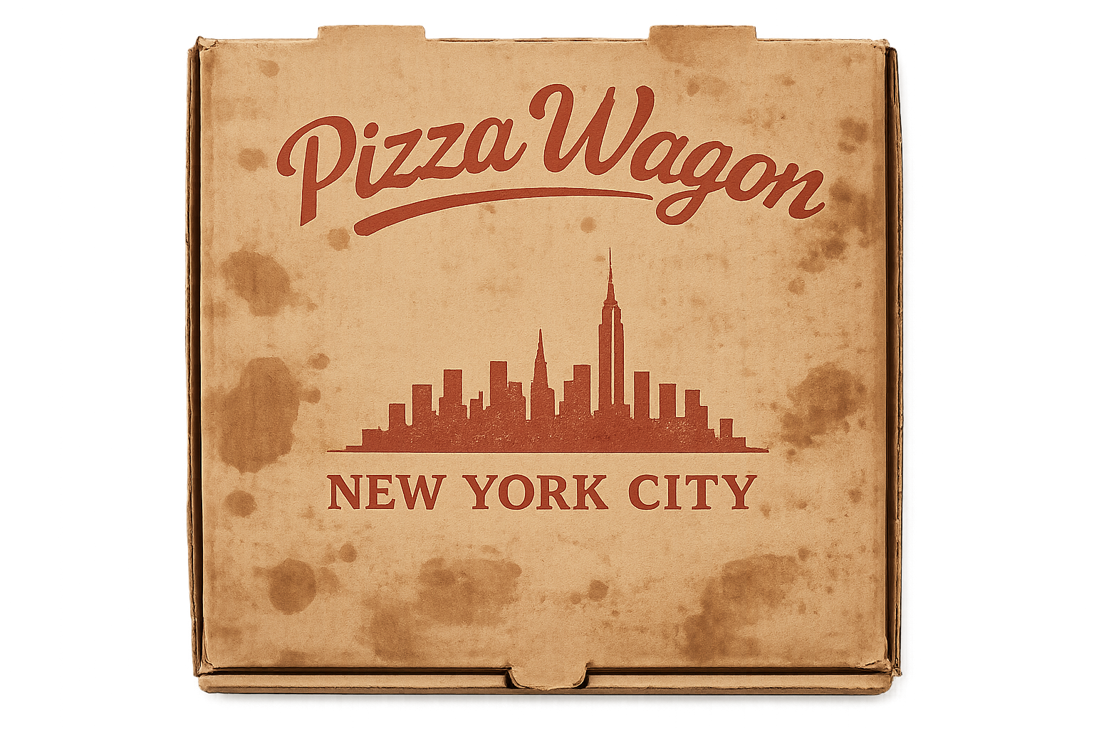 Brooklyn pizza box
