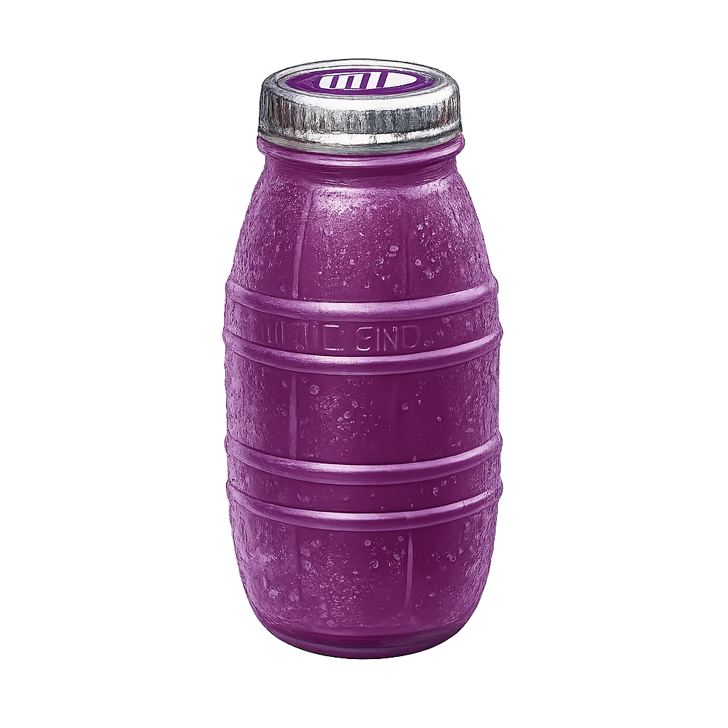 Purple quarter water