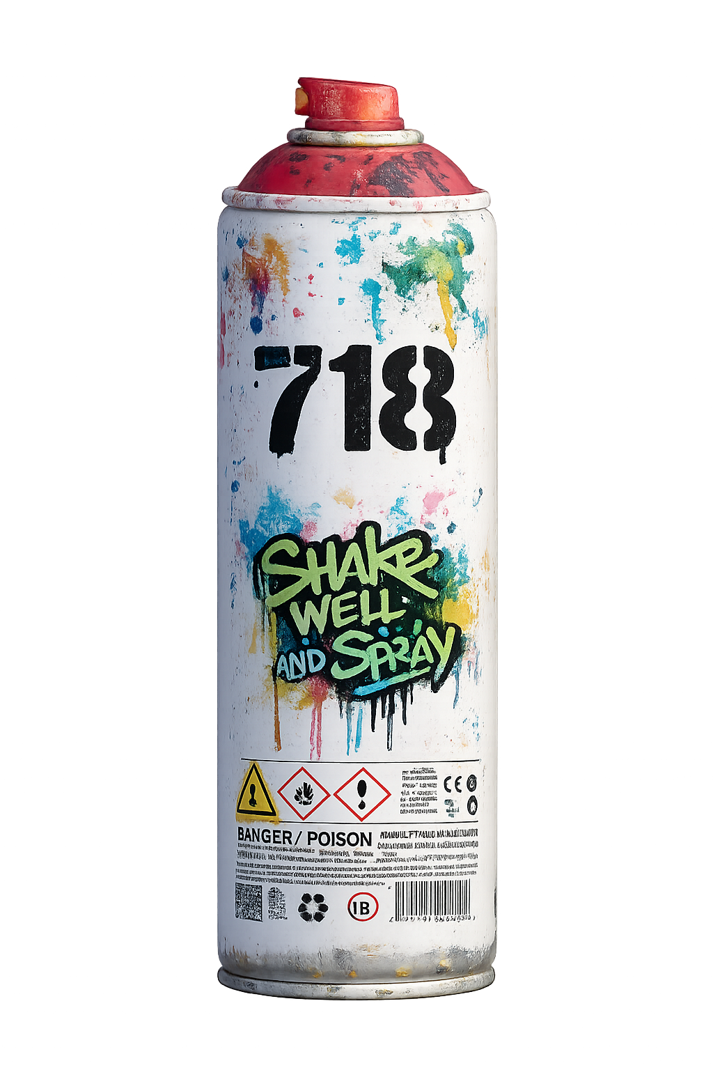 718 spray paint can