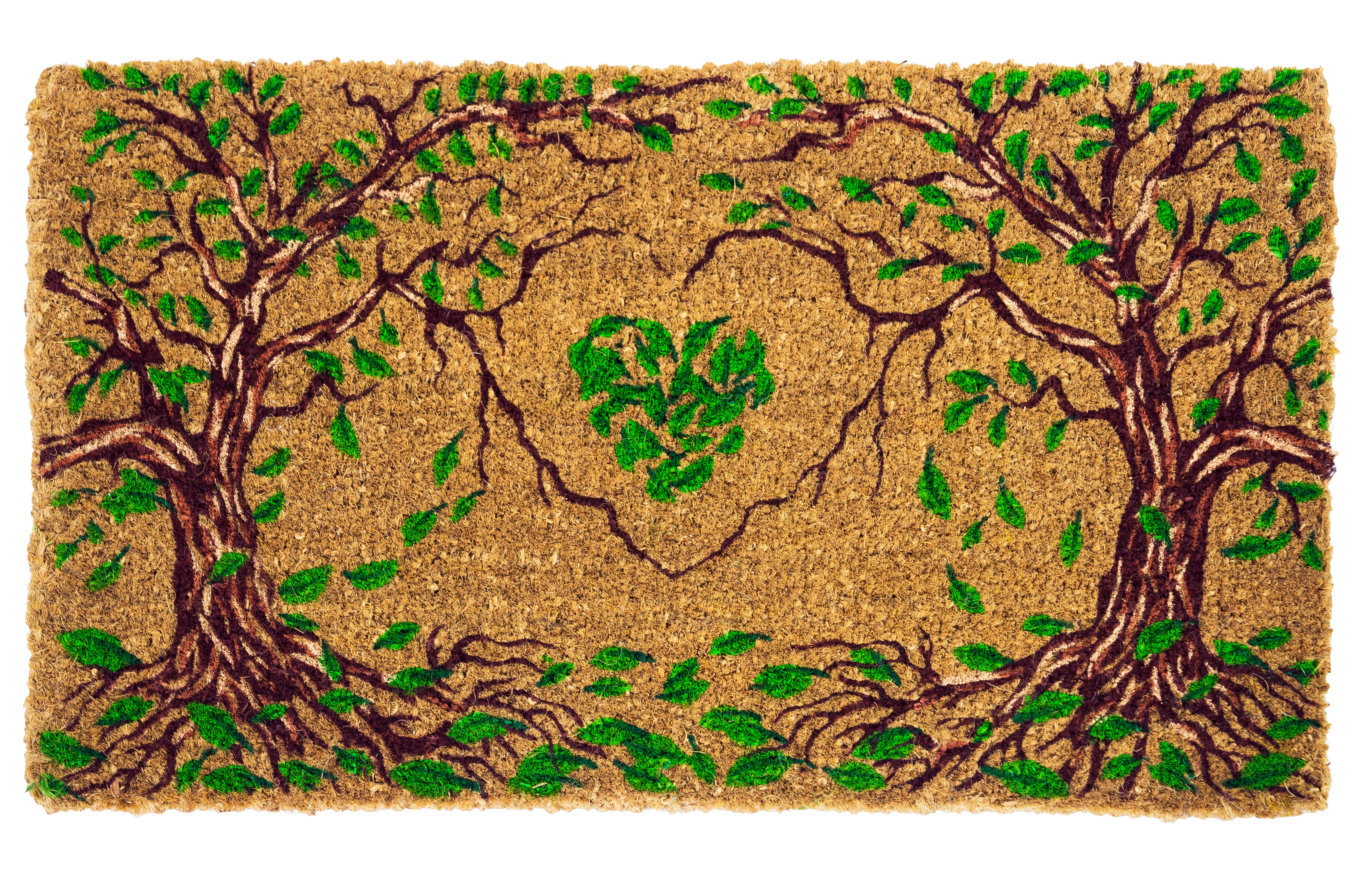 Nook Nook coir doormat — tree of life design